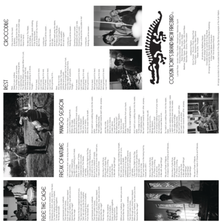 Cousin Tony's Brand New Firebird - Rosewater Crocodile Exclusive Vinyl LP