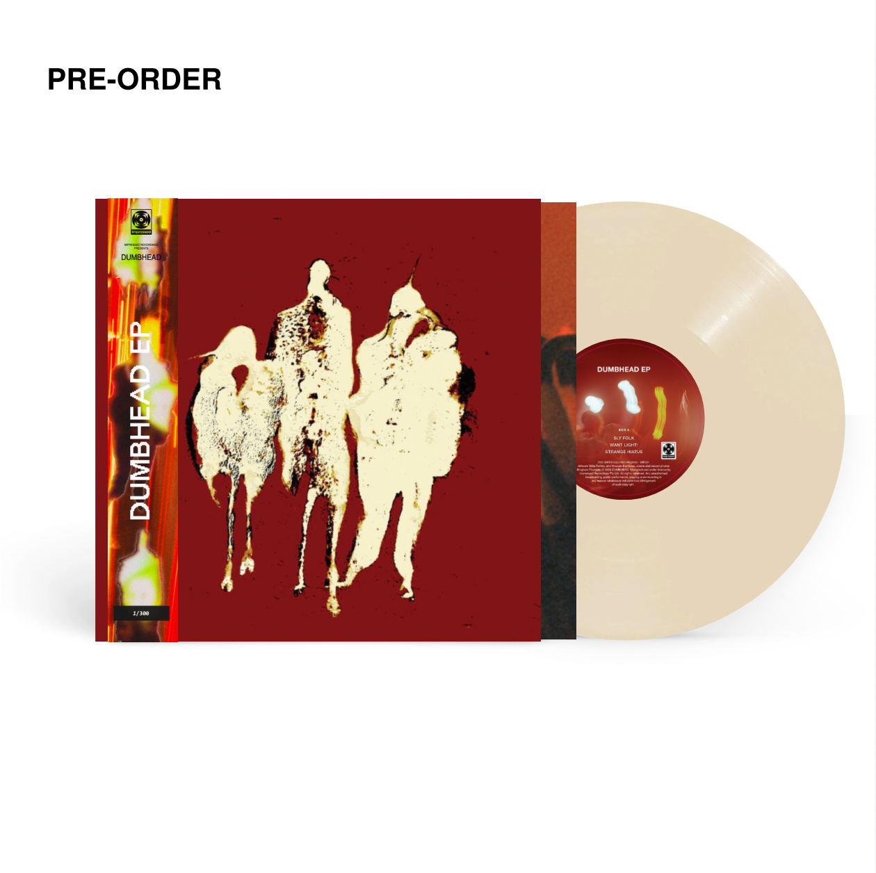 Dumbhead EP in bone marble with obi strip