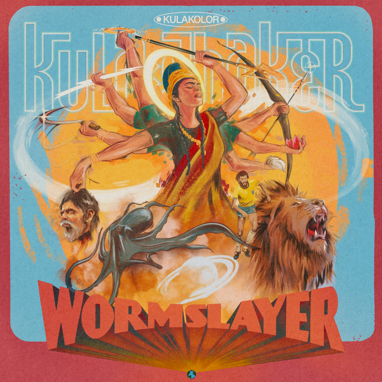 Kula Shaker - WormSlayer - EXCLUSIVE BLUE MARBLE Vinyl LP