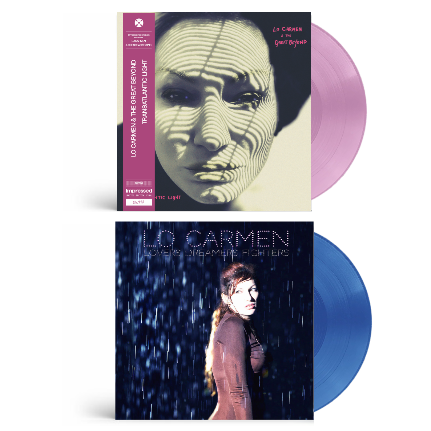 Lo Carmen - Transatlantic Light & Lovers Dreamers Fighters - Vinyl LP Bundle