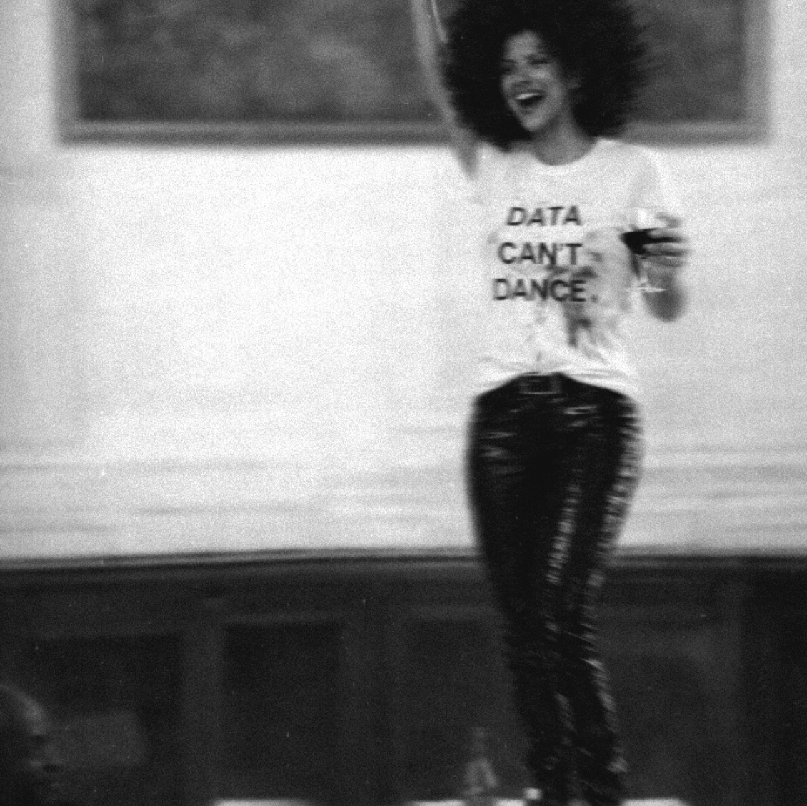 Limited Edition Impressed OVERSIZE TEE - IMPM010 'DATA CAN'T DANCE'