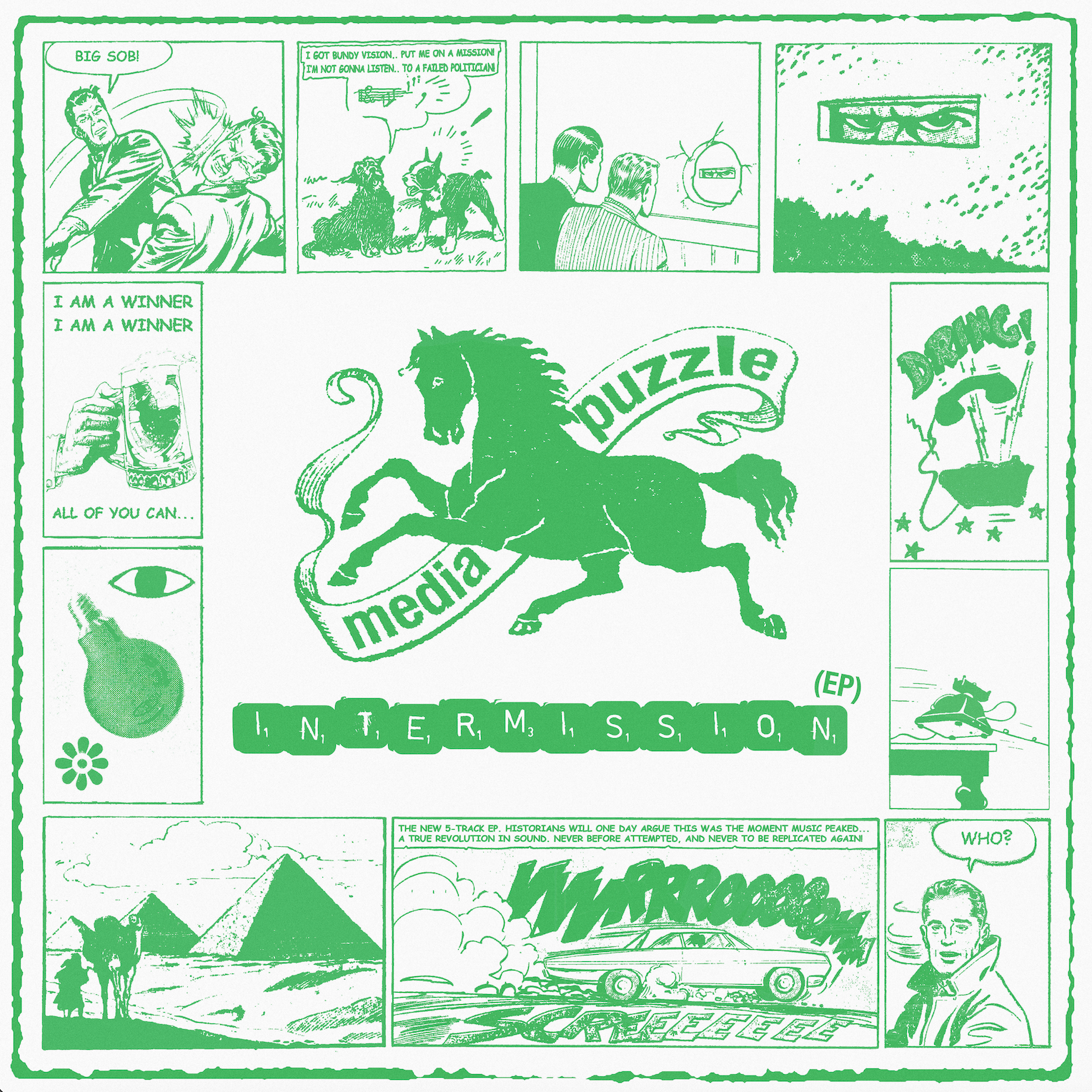 Media Puzzle - Intermission EP - Cassette Tape