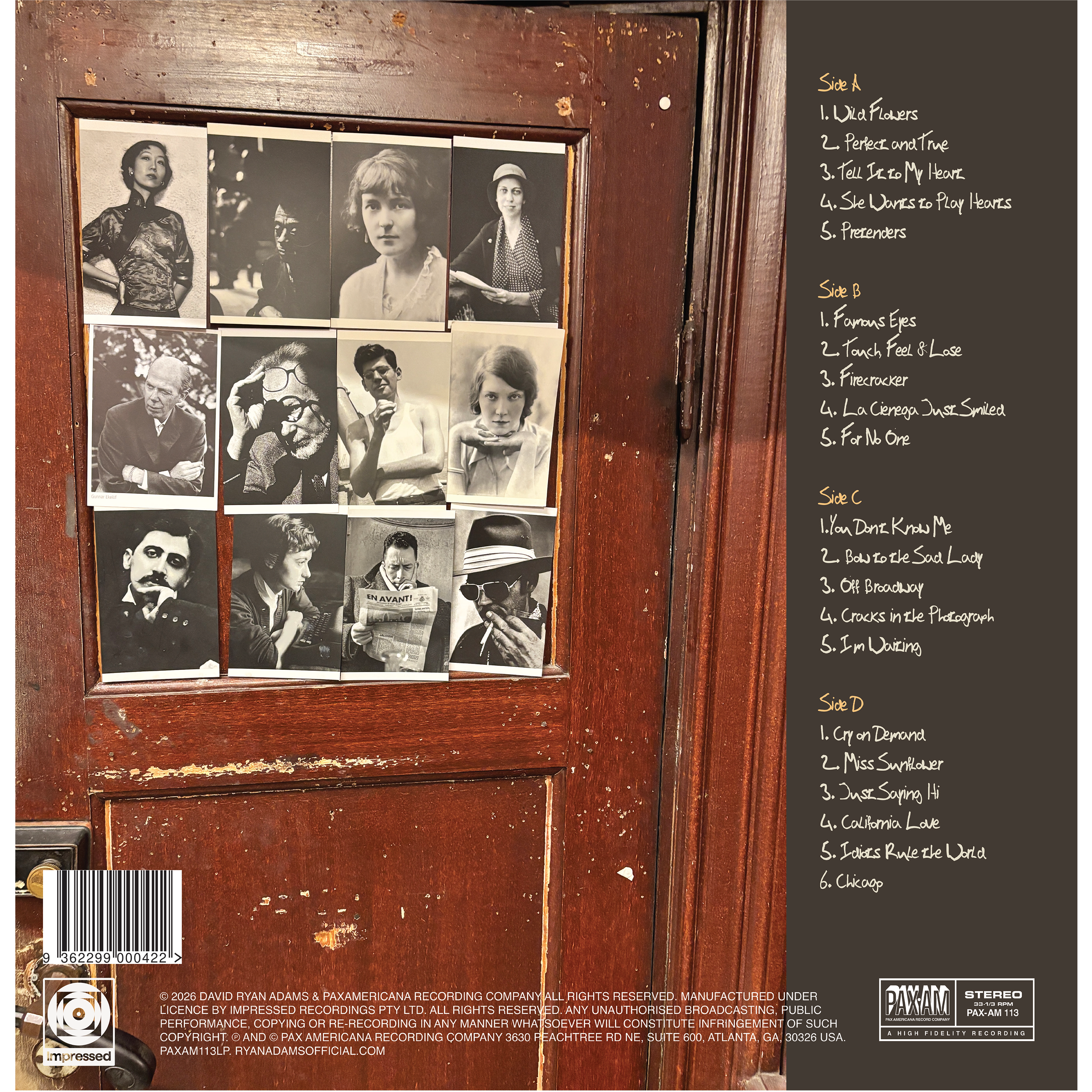 Ryan Adams - The Su*cide Handbook - Exclusive 'Dead Rose' Vinyl 2LP