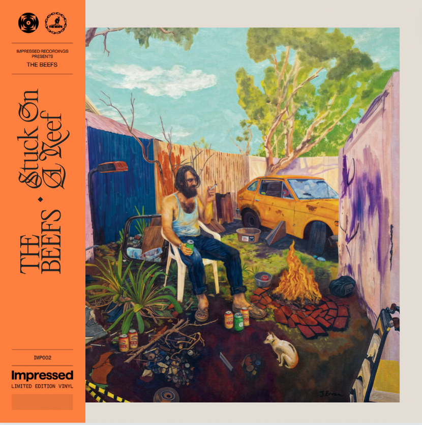 The Beefs Stuck on a reef packshot