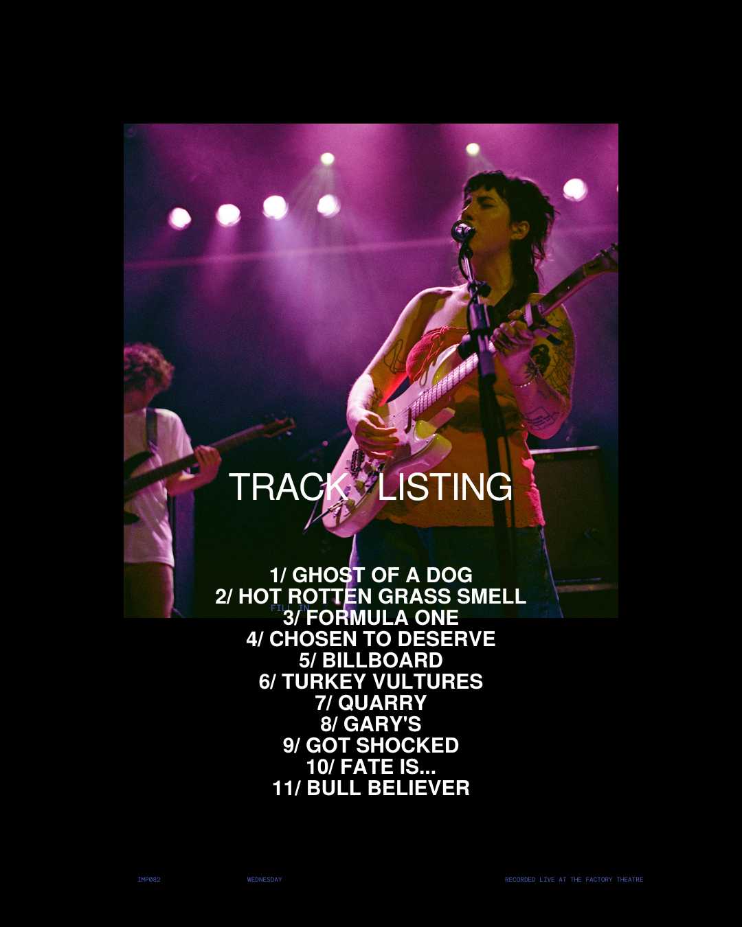 Wednesday - Live at the Factory Theatre - Vinyl LP