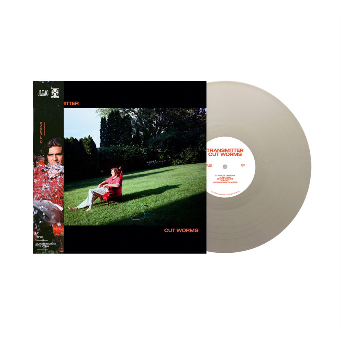 CUT WORMS - TRANSMITTER - AUSTRALIAN EXCLUSIVE SILVER Vinyl LP