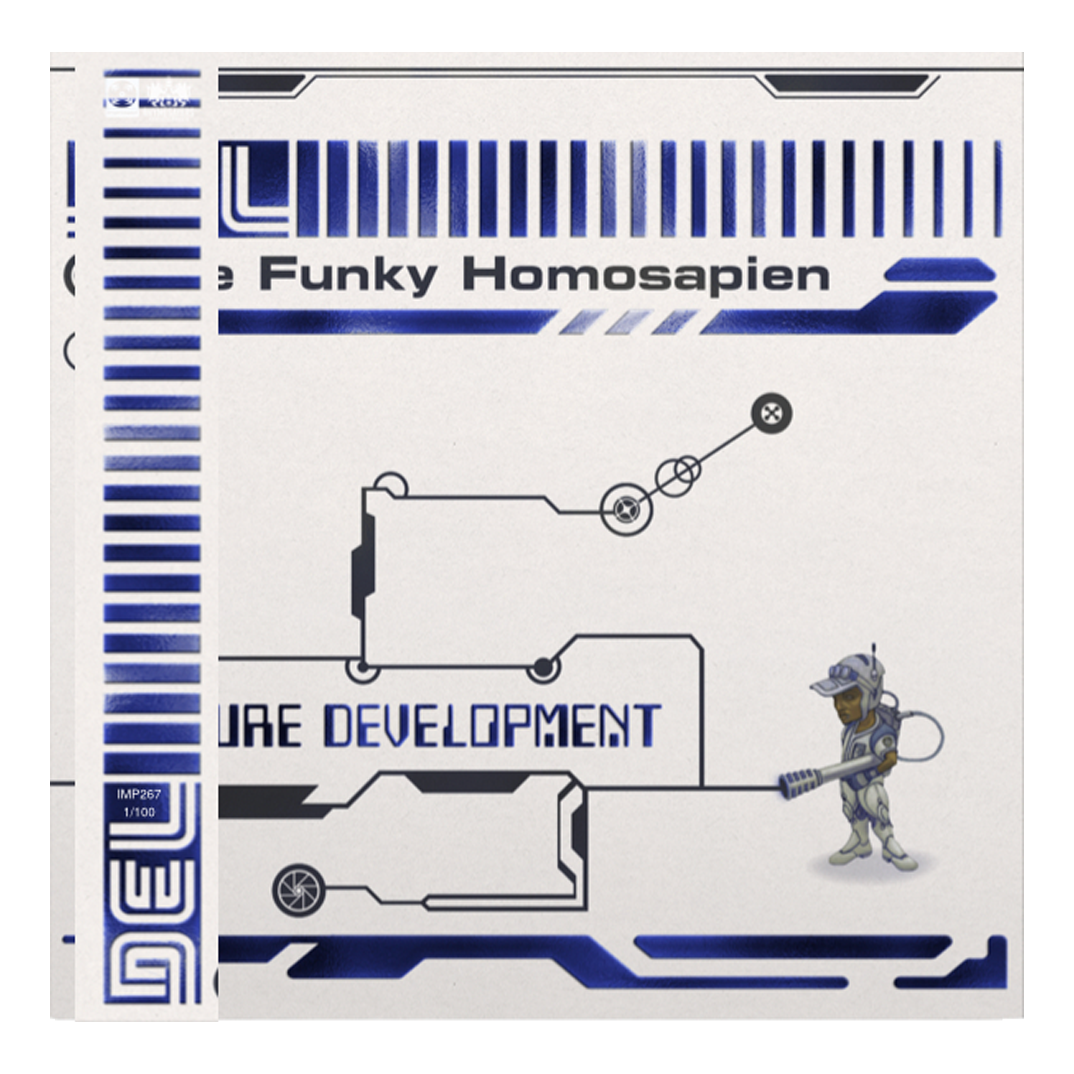 Del The Funky Homosapien - Future Development -  Exclusive Green/Blue Marble Vinyl DOUBLE LP
