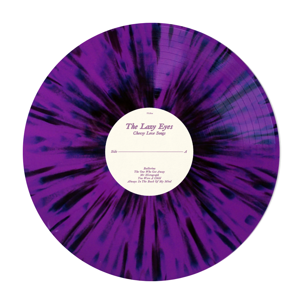 The Lazy Eyes - Cheesy Love Songs - World Exclusive Splatter Vinyl LP
