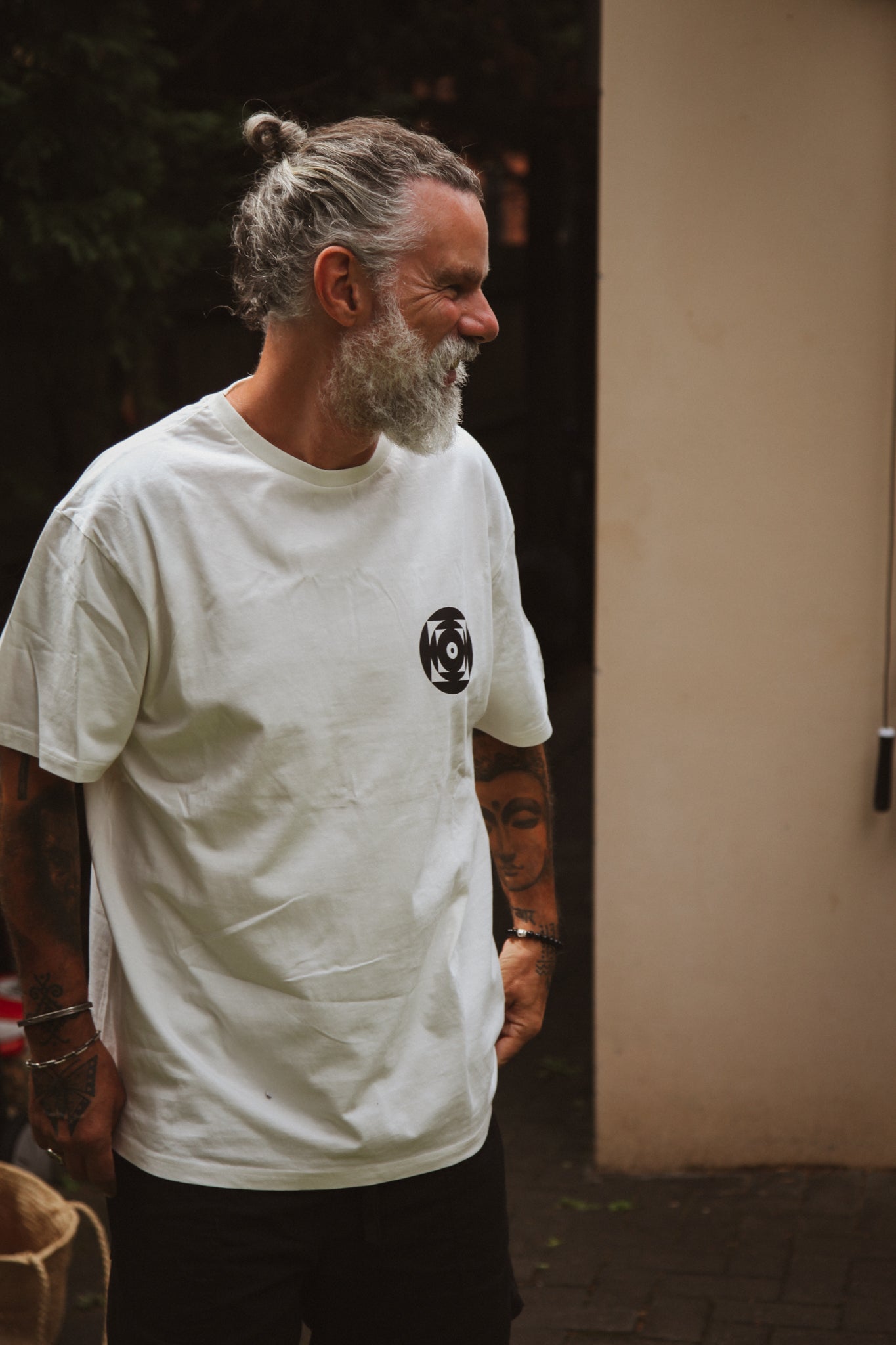 Limited Edition Impressed T-Shirt (Antique White) -  Original Basic Logo Drop IMPMERCH001