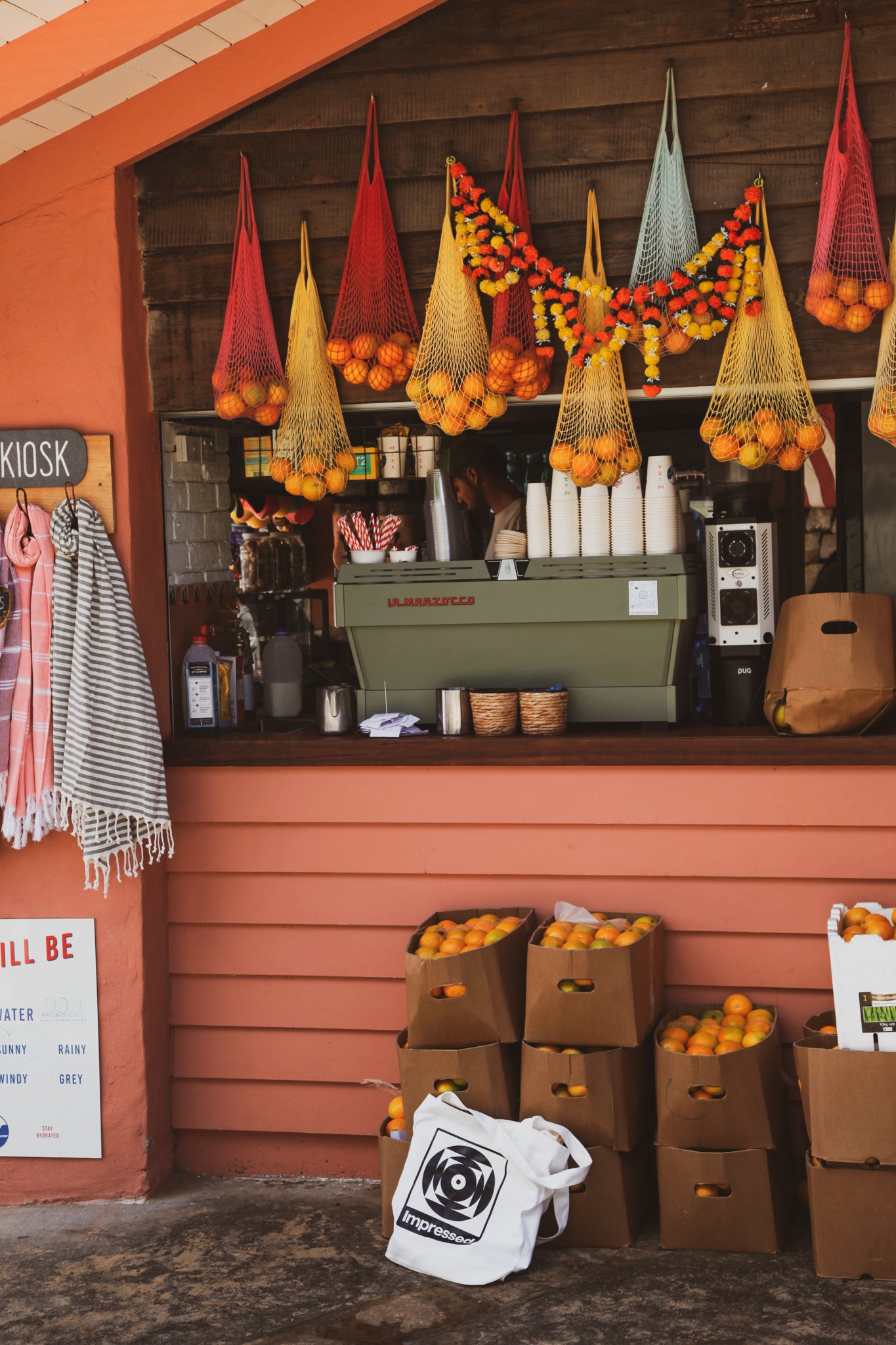 Impressed Tote Bag White