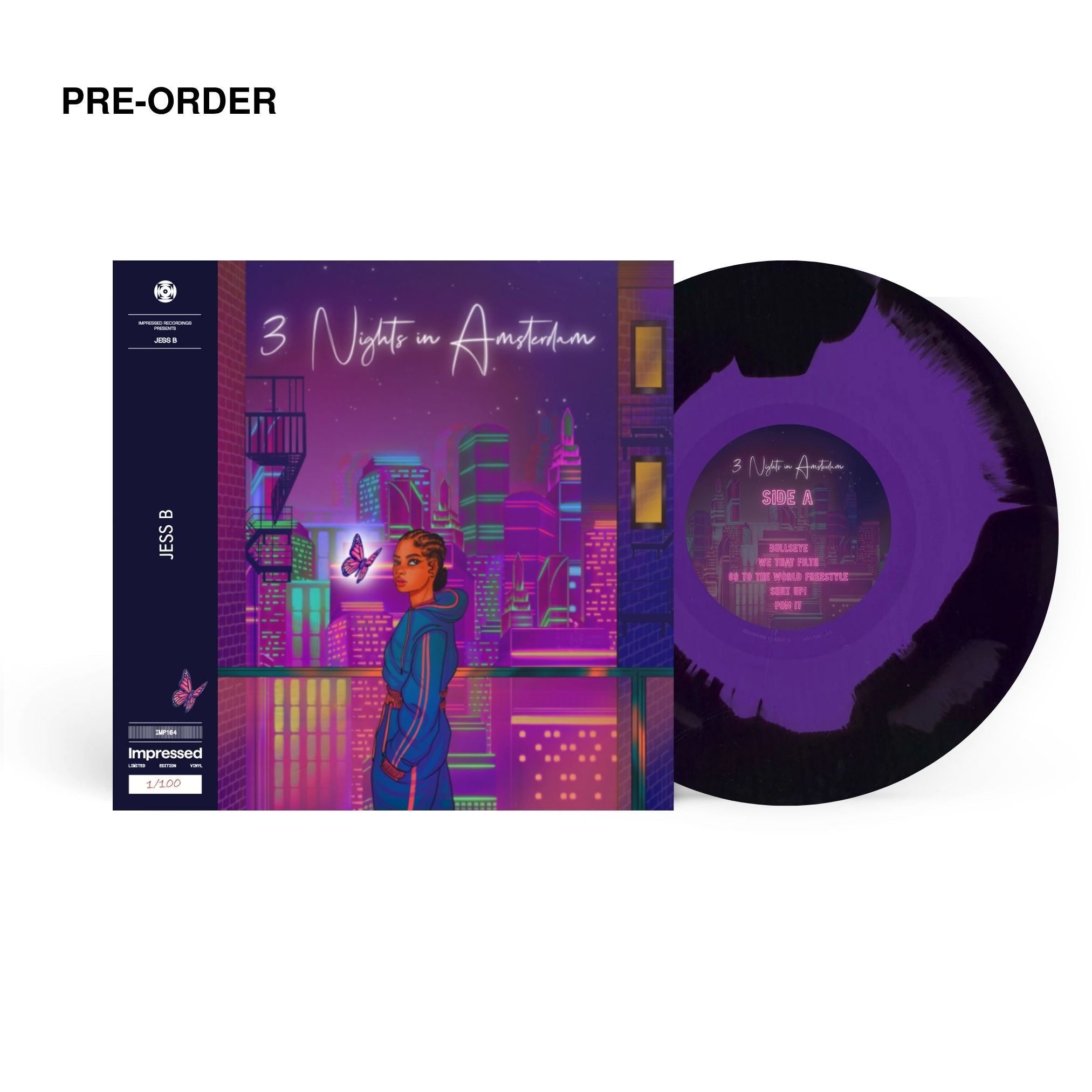 JESSB - 3 NIGHTS IN AMSTERDAM - VINYL EP