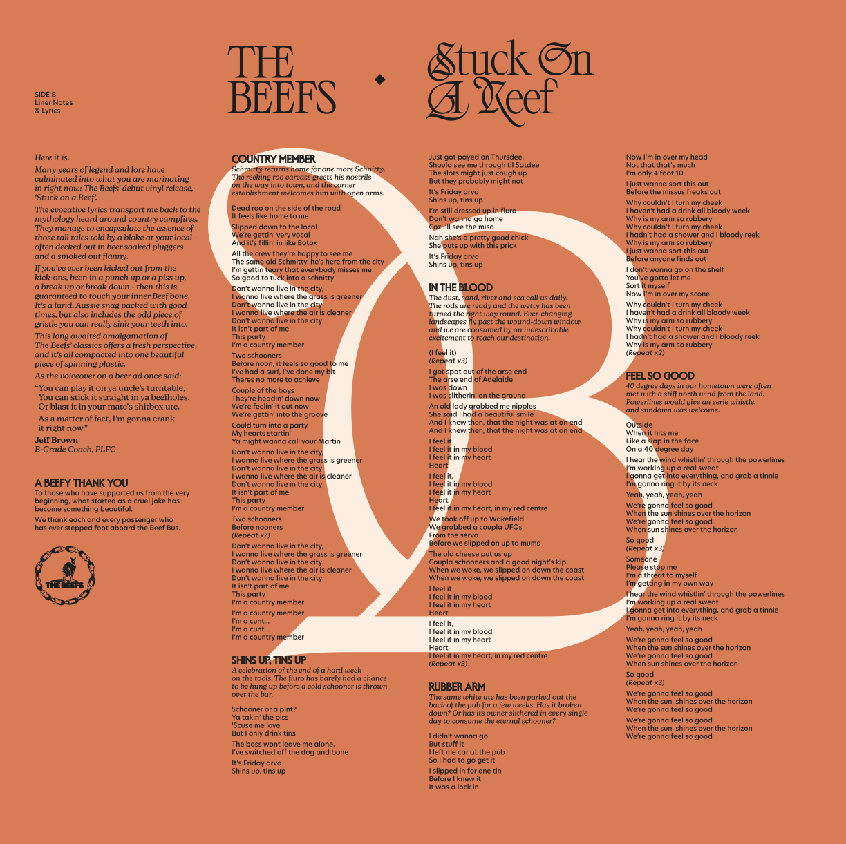The Beefs - Stuck On A Reef - Vinyl LP
