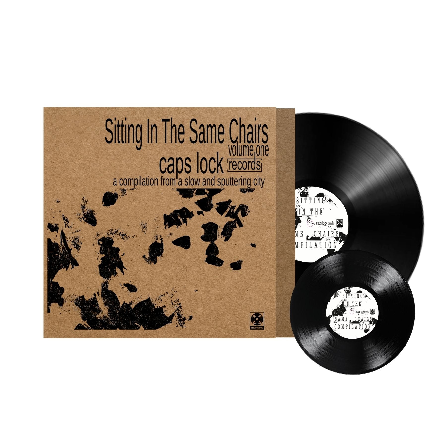 Caps Lock Compilation - Sitting In The Same Chairs - Vinyl LP + Bonus 7"