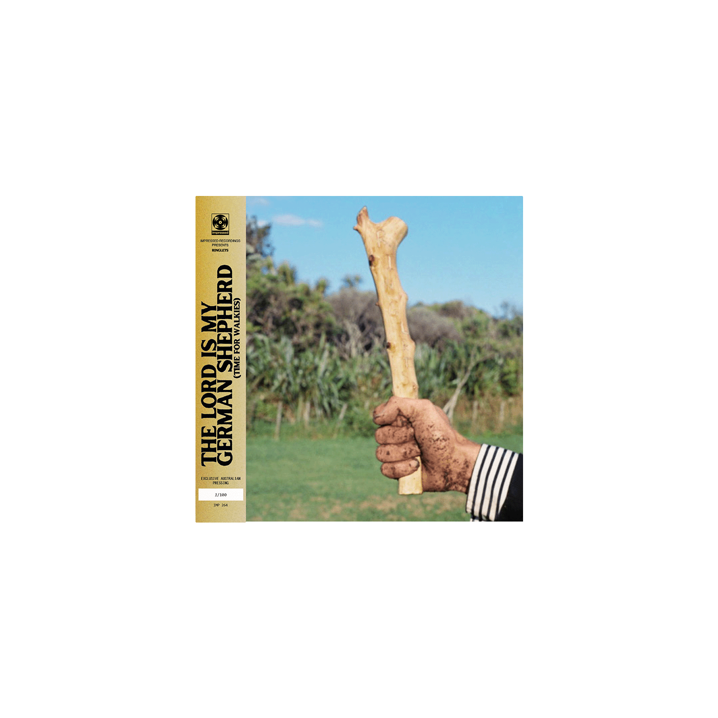 RINGLETS - The Lord Is My German Shepherd (TIME FOR WALKIES) - EXCLUSIVE  BLUE MARBLE VINYL LP